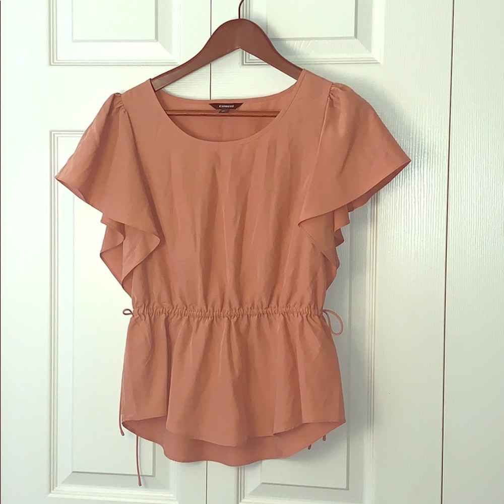 Express coral blouse. Perfect condition!!
